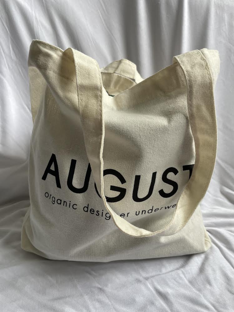 august canvas tote