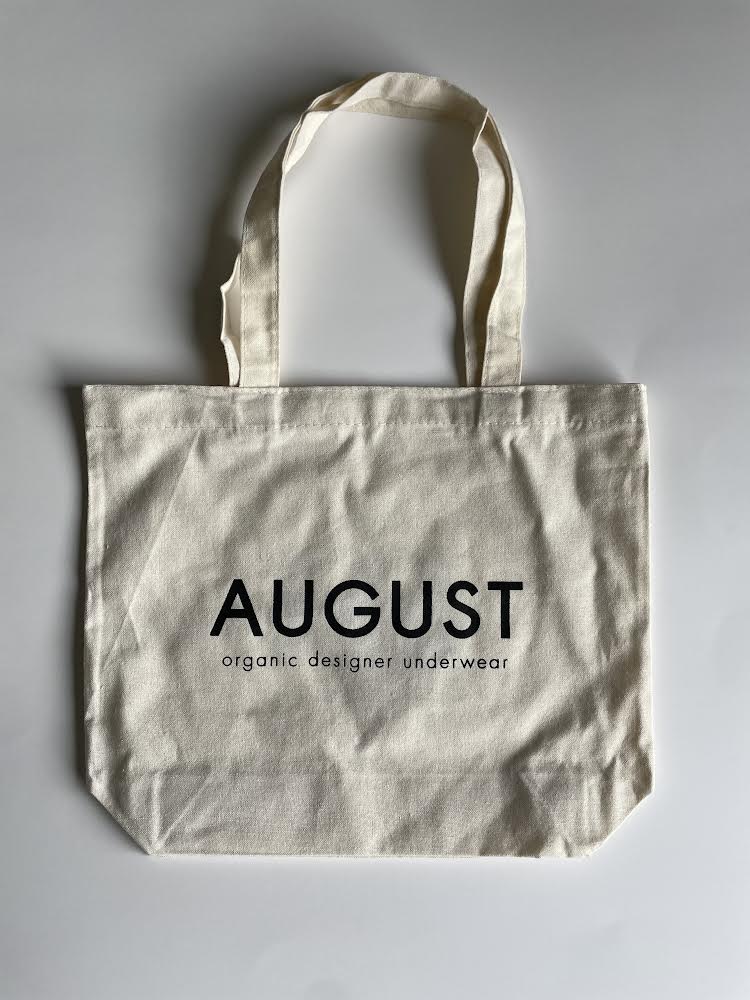 august canvas tote