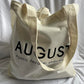 august canvas tote